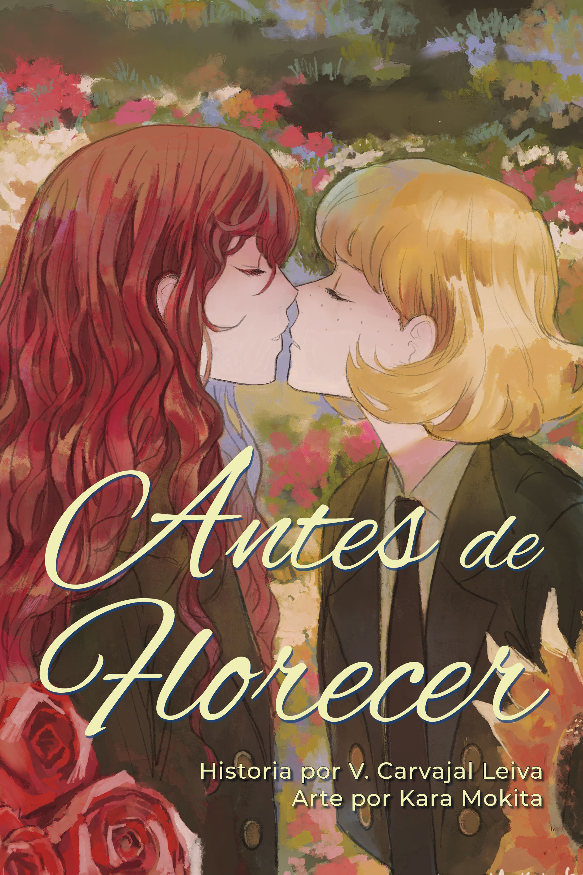 Antes de florecer — portada